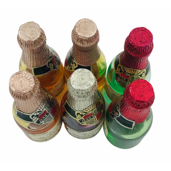 JEAN SORELLA bubble bath set 6 bottles vintage - Picture 6 of 8